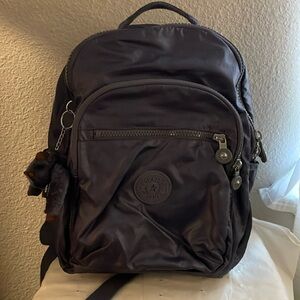 Small Kipling metallic purple backpack - great condition